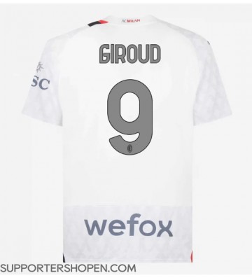 AC Milan Olivier Giroud #9 Borta Matchtröja 2023-24 Kortärmad